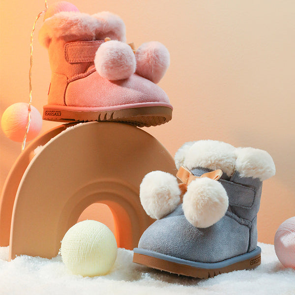 Botas de Nieve para Bebé Niña - Abrigo Cálido Premium