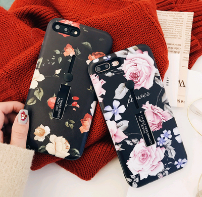 Funda Retro Floral de Lujo para iPhone XS MAX - Diseño Artístico Antigolpes