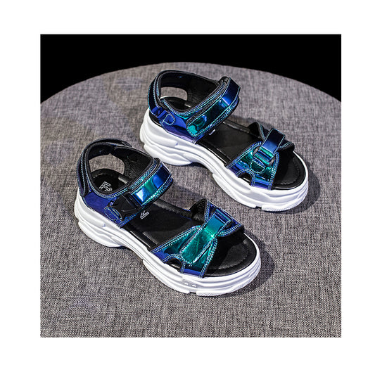Sandalias Cómodas con Velcro para Mujer - Image 2