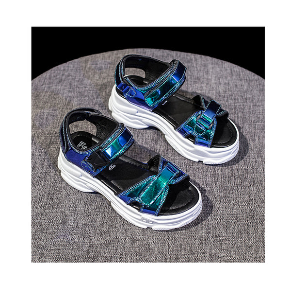 Sandalias Cómodas con Velcro para Mujer