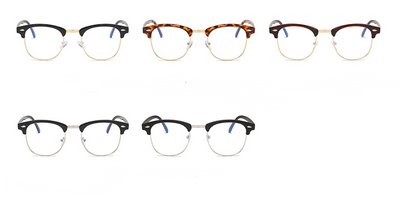 Gafas Metálicas Anti-Radiación con Cadena Trendy - Image 2
