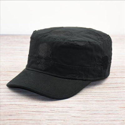 Gorra Plana Vintage con Bordado para Hombre - Image 2