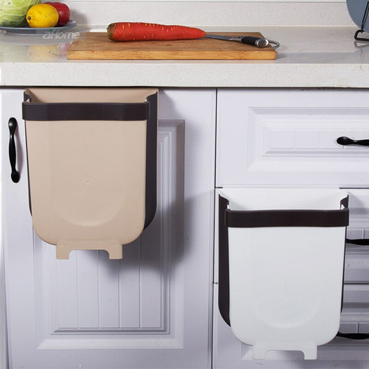 Cubo de Basura Plegable para Pared