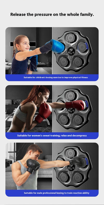 Saco de Boxeo Inteligente con Música para Entrenamiento en Casa - Image 7