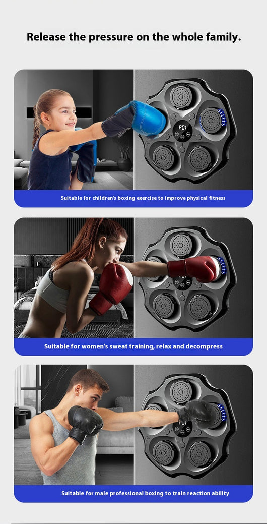 Saco de Boxeo Inteligente con Música para Entrenamiento en Casa - Image 7