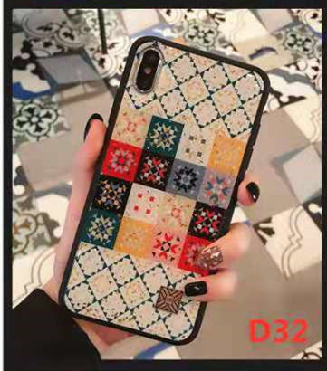 Funda Móvil con Diseño de Rayas Diamante y Onda Puntillada - Image 23