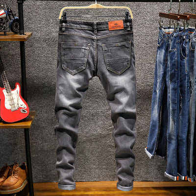 Jeans de Moda Primavera Hombre - Pantalones Elásticos Ajustados Europeos - Image 12
