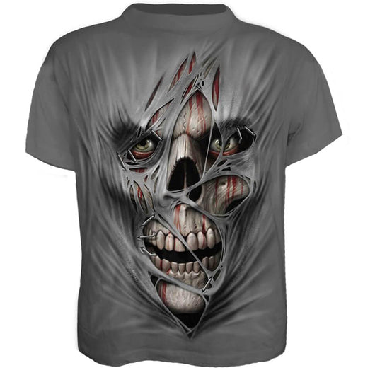 Camiseta Manga Corta Talla Grande con Estampado Digital 3D - Image 11