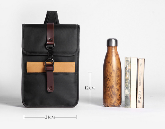 Bolsa Bandolera Deportiva Zu para Hombre - Mochila Casual con Múltiples Compartimentos - Image 9