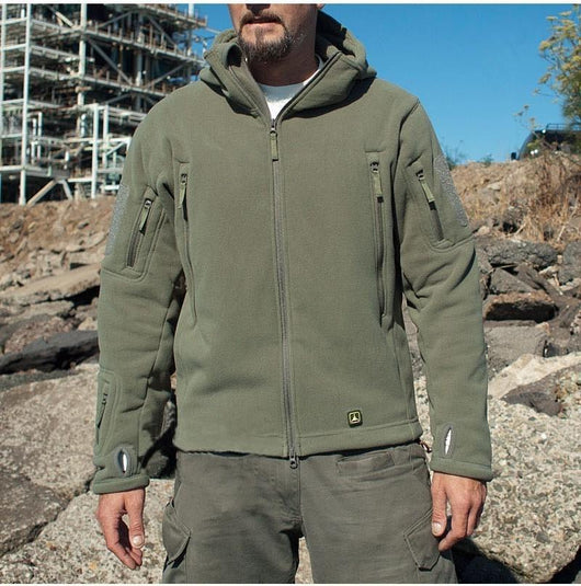 Chaqueta Táctica Térmica Militar para Hombre - Abrigo Fleece Invierno - Image 3