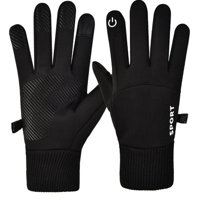 Guantes de Ciclismo para Hombre con Forro Polar para Pantalla Táctil y Conducción - Image 18