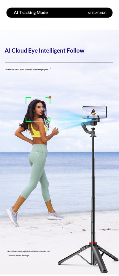 Estabilizador de Smartphone con Seguimiento IA y Diseño Portátil - Image 21