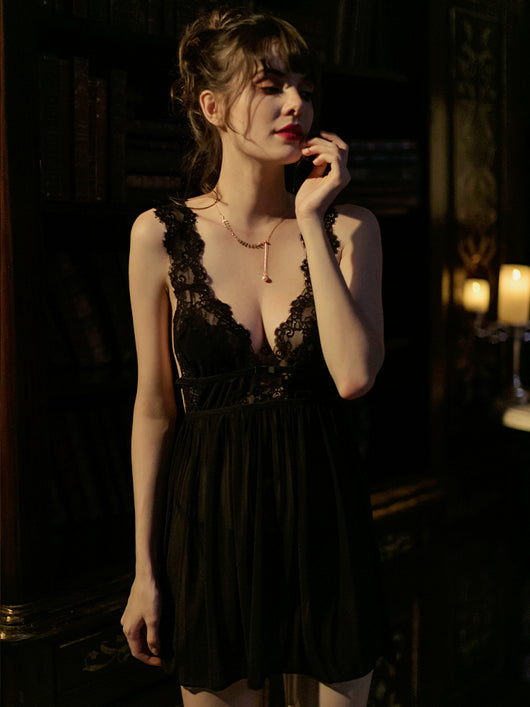 Camisón Suspender de Seda Helada para Verano - Image 11