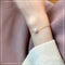 Pulsera de Perla Akoya Japonesa en Oro 18K Ajustable - Blanco Rosado Natural