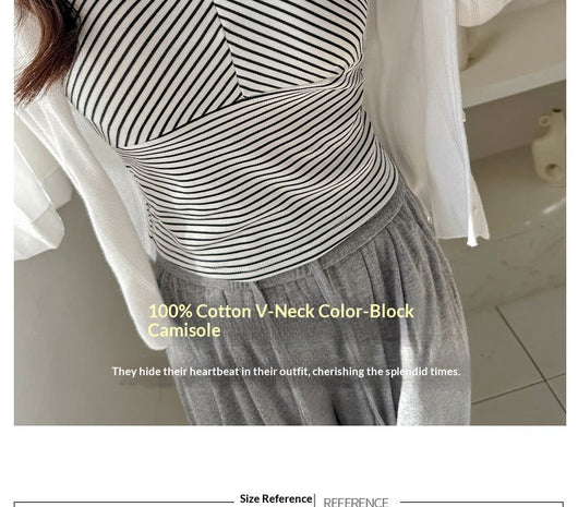 Camiseta Tirantes Rayada con Sostén Acolchado - Lencería Sexy y Cómoda - Image 13