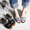 Sandalias de Tacón Bajo Punta Pez para Mujer