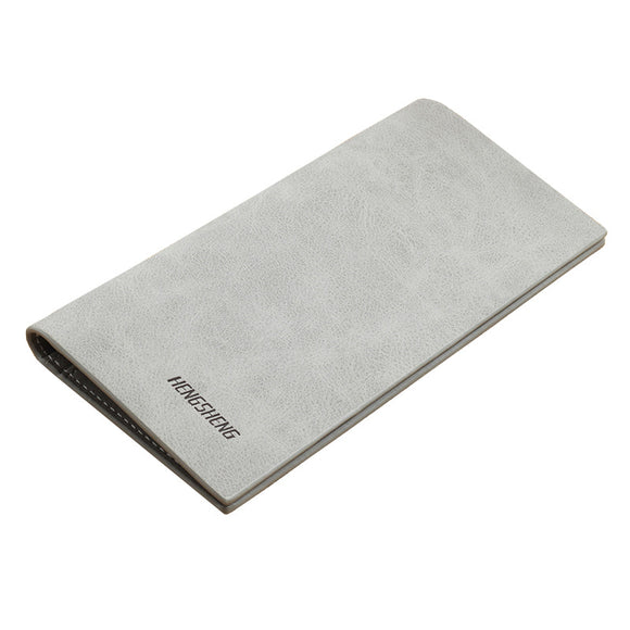 Billetera Retro Delgada Mate para Hombre