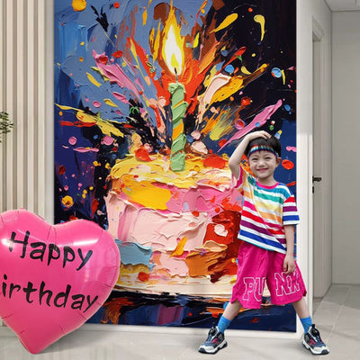 Kit Completo de Decoración para Cumpleaños con Telón de Fondo y Accesorios - Image 14