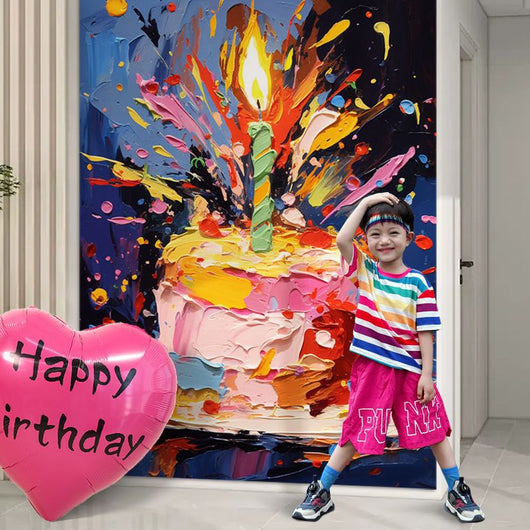 Kit Completo de Decoración para Cumpleaños con Telón de Fondo y Accesorios - Image 14