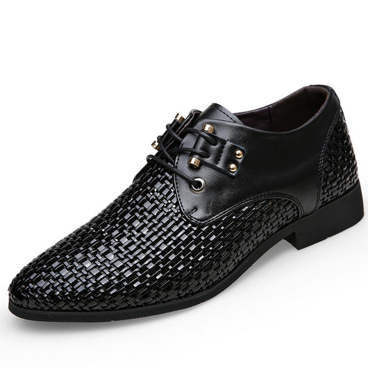 Zapatos de Cuero para Hombre con Diseño Calado - Image 16