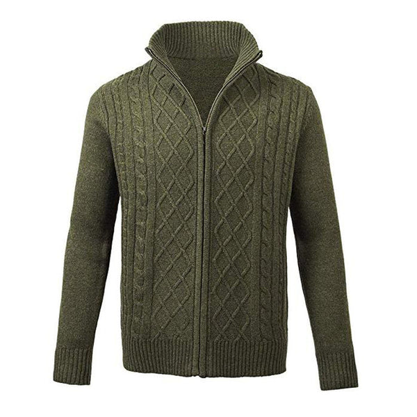Cardigan de cuello alto con cierre y mangas largas - Image 28