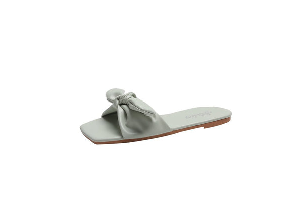Pantuflas de Playa para Mujer con Moño Elegante - Image 2