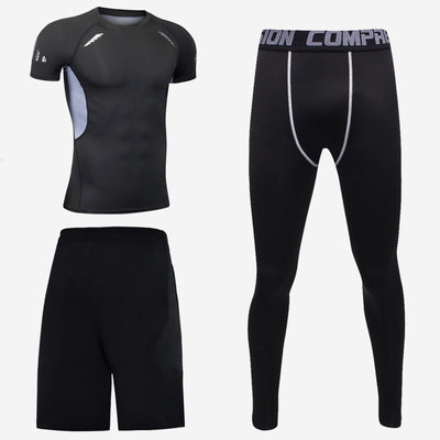 Conjunto Deportivo de 3 Piezas para Hombre - Playera Manga Corta - Image 8