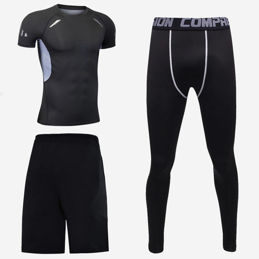 Conjunto Deportivo de 3 Piezas para Hombre - Playera Manga Corta - Image 8