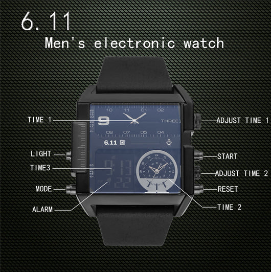 Reloj Deportivo Dual Digital con Cronómetro, Luz de Fondo y Resistencia al Agua - Image 4