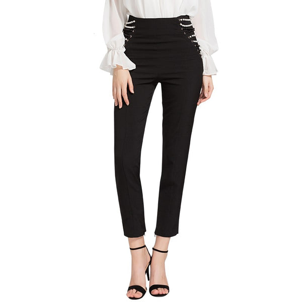 Pantalones Ajustados de Cintura Alta Reductores