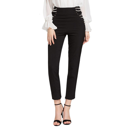 Pantalones Ajustados de Cintura Alta Reductores