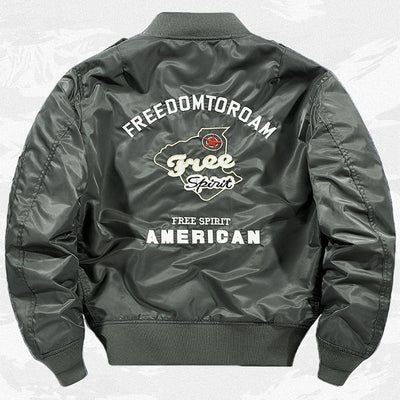 Chaqueta Beisbolera Hombre Bordada Fit Relajado - Image 21