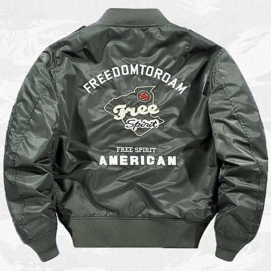 Chaqueta Beisbolera Hombre Bordada Fit Relajado - Image 21