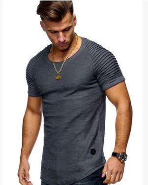 Camiseta Slim Fit Cuello Redondo Hombre - Colores Sólidos - Image 7