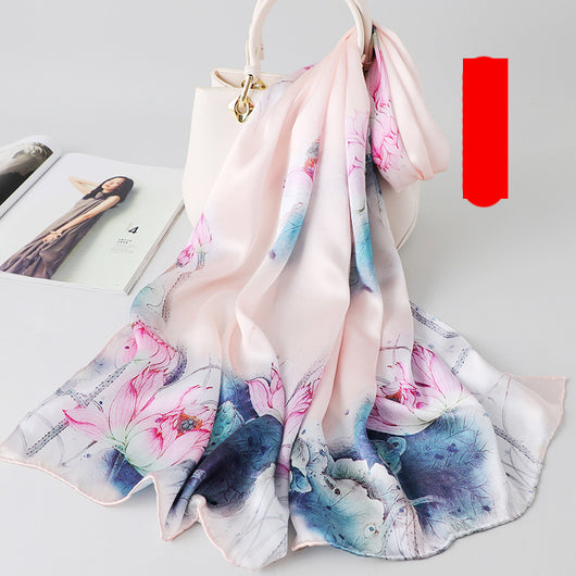 Pañuelo de Seda Estampado para Mujer - Image 38