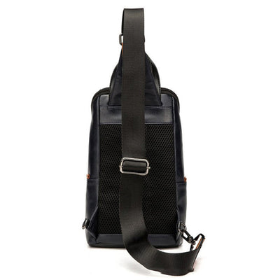 Mochila de Cuero Suave para Ciclismo y Viajes - Image 6
