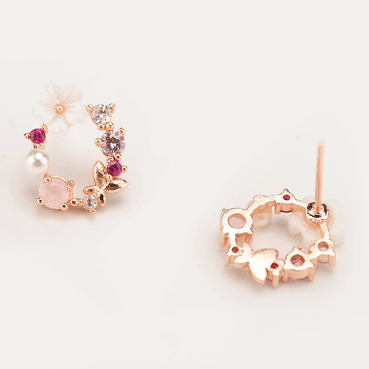 Aretes Florales Delicados para Mujer - Image 3