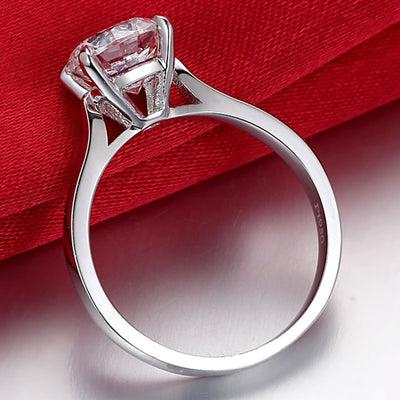 Anillo de Plata Esterlina con Diamante para Mujer - Image 7