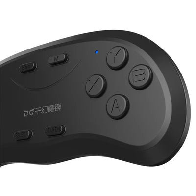 Black VR SHINECON wireless Bluetooth gamepad with a directional pad, action buttons, and function buttons. - Image 3