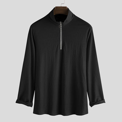 Playera de Manga Larga con Cierre para Hombre - Image 2