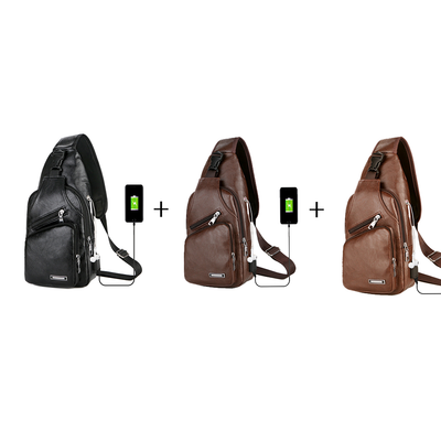 Bolsa Mensajero con Carga USB - Mochila Portátil Inteligente - Image 7