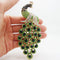 Broche Pavo Real Elegante para Chal y Accesorios