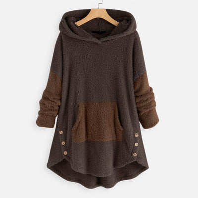 Suéter Acolchado Doble Faz con Capucha - Manga Larga Estilo Europeo - Image 6