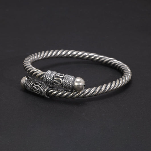 Pulsera de Plata Esterlina con Cuerda de Cáñamo Ajustable Unisex - Image 7
