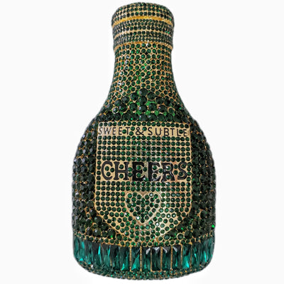 Clutch de Noche Champagne con Cristales Brillantes para Mujer - Image 44