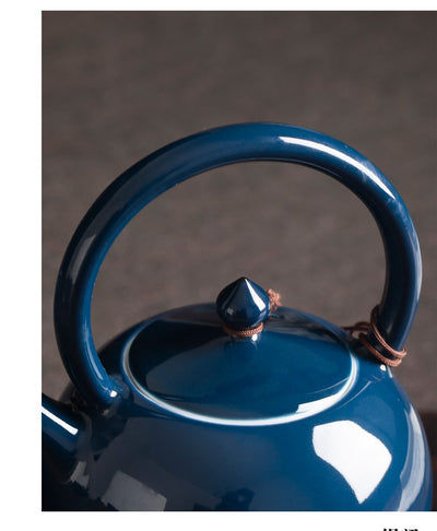 Olla de Cerámica Ji Blue Egret con Asas Ergonómicas - Image 15