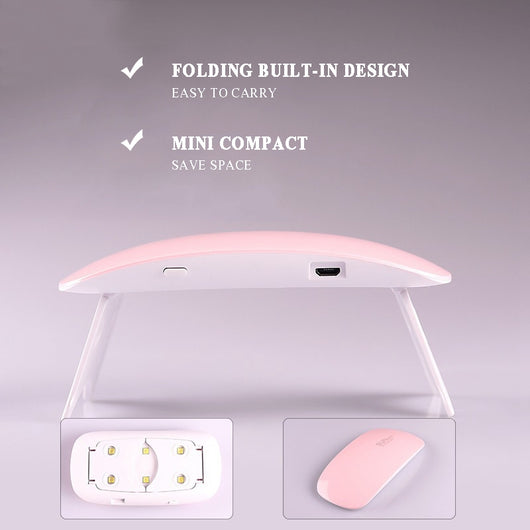 Kit Completo de Uñas Acrílicas con Lámpara UV LED Fotopolimerizadora - Image 6