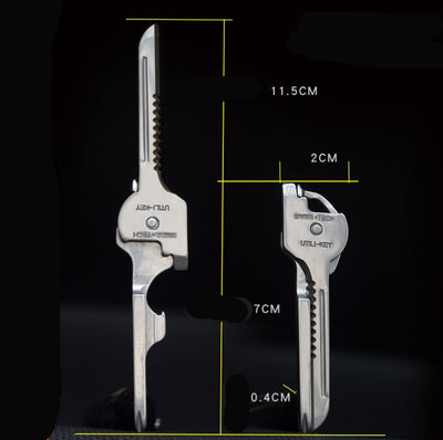 Navaja Multiusos 6 en 1 Plegable con Llave y Destornillador - Image 3