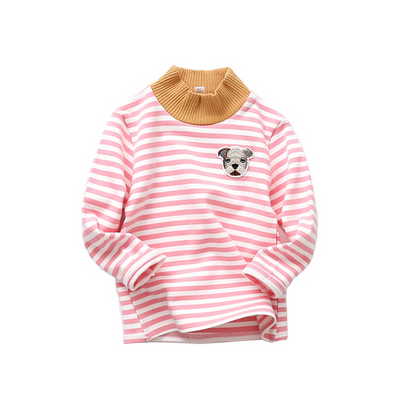Camiseta Térmica Infantil de Cuello Alto - Algodón Puro para Niños y Niñas - Image 15
