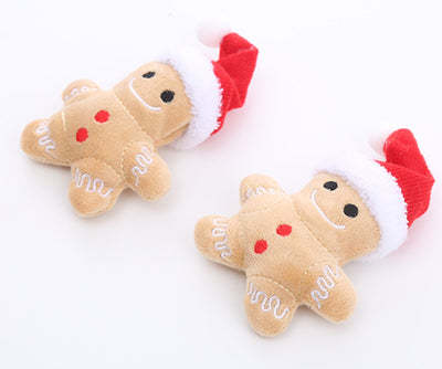 Sombrero Navideño para Gatos - Diseño Muñeco de Jengibre - Image 5